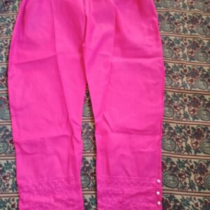 New Collection Cotton standard 1-Piece Trouser stitched pants for girls women with embroidery